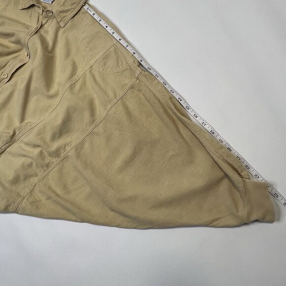 Color Me Cotton Shirt Women's Size Small Yellow Button Up Balloon Sleeve - Picture 10 of 10